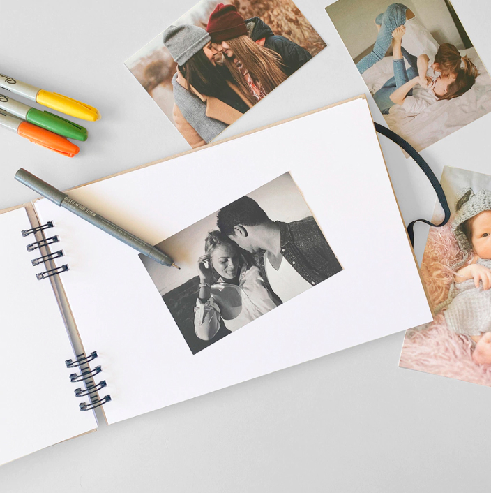 SCRAPBOOK FLORES VINTAGE FRASE A4 HORIZONTAL 